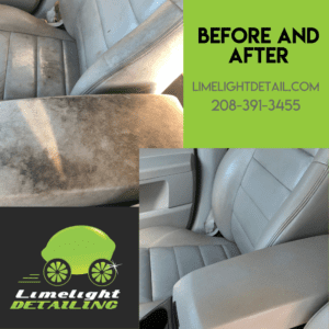 Before and After-Interior-detail-on-car-in-Meridian-ID-by-Limelight-Detailing