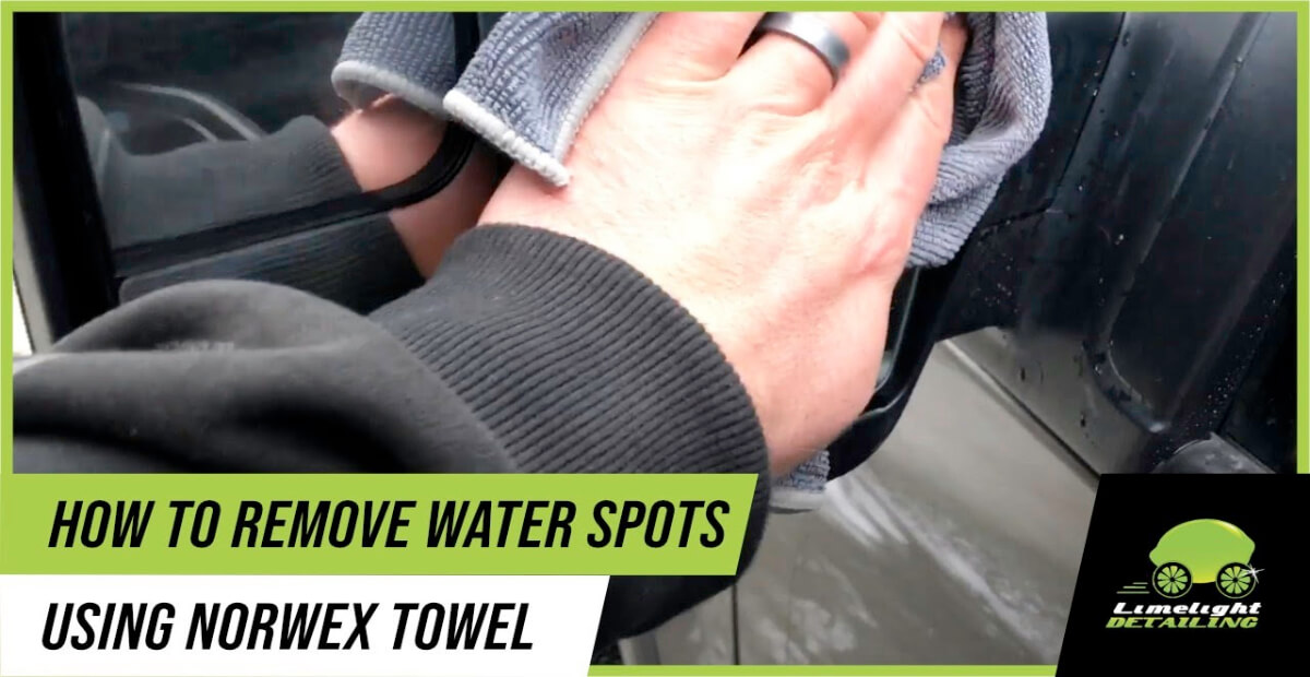 How to Remove Water Spots using a Norwex Towel