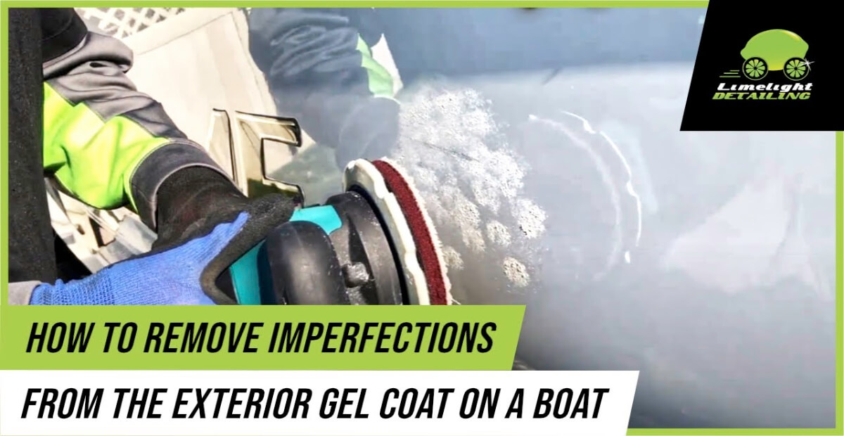 How to Remove Imperfections from the Exterior Gel Coat on a Boat